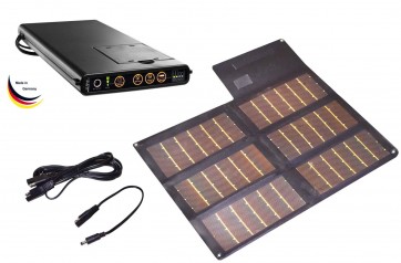 Sunload Solar Charger Set 20Wp (schwarz) mit M60