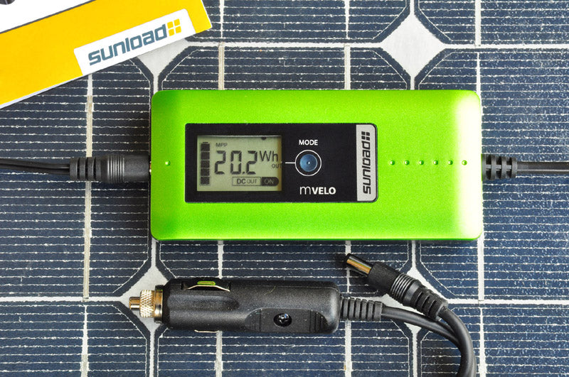 SUNLOAD mVELO 37V Pedelec/eBike Ladegerät (12V/Solar/100-240V)