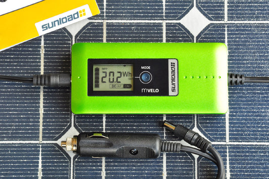SUNLOAD mVELO 37V Pedelec/eBike Ladegerät (12V/Solar/100-240V)