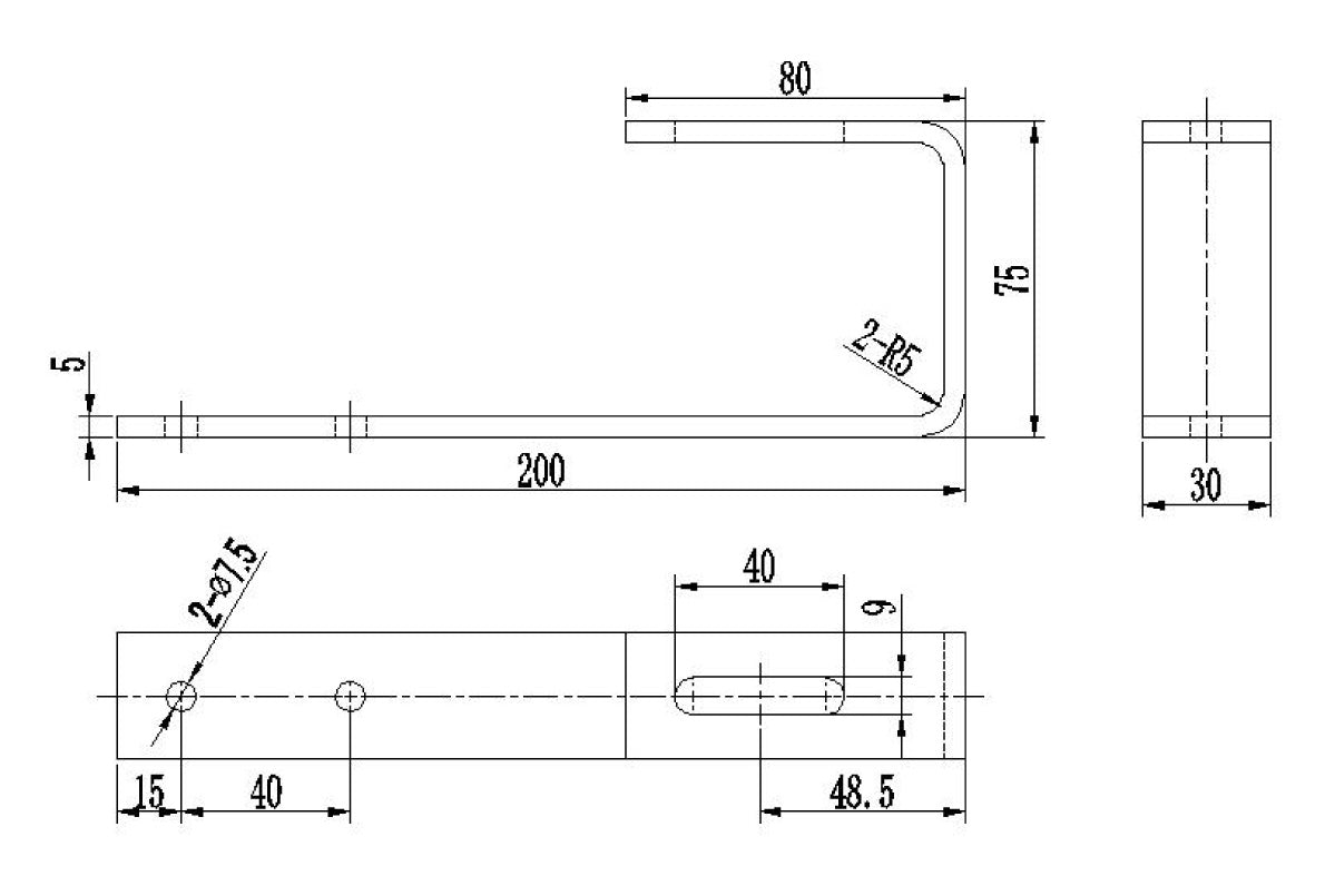 Sunload Dachhaken S10 200x75mm fix zur Montage von PV Photovoltaik Solarmodulen auf Steildächern