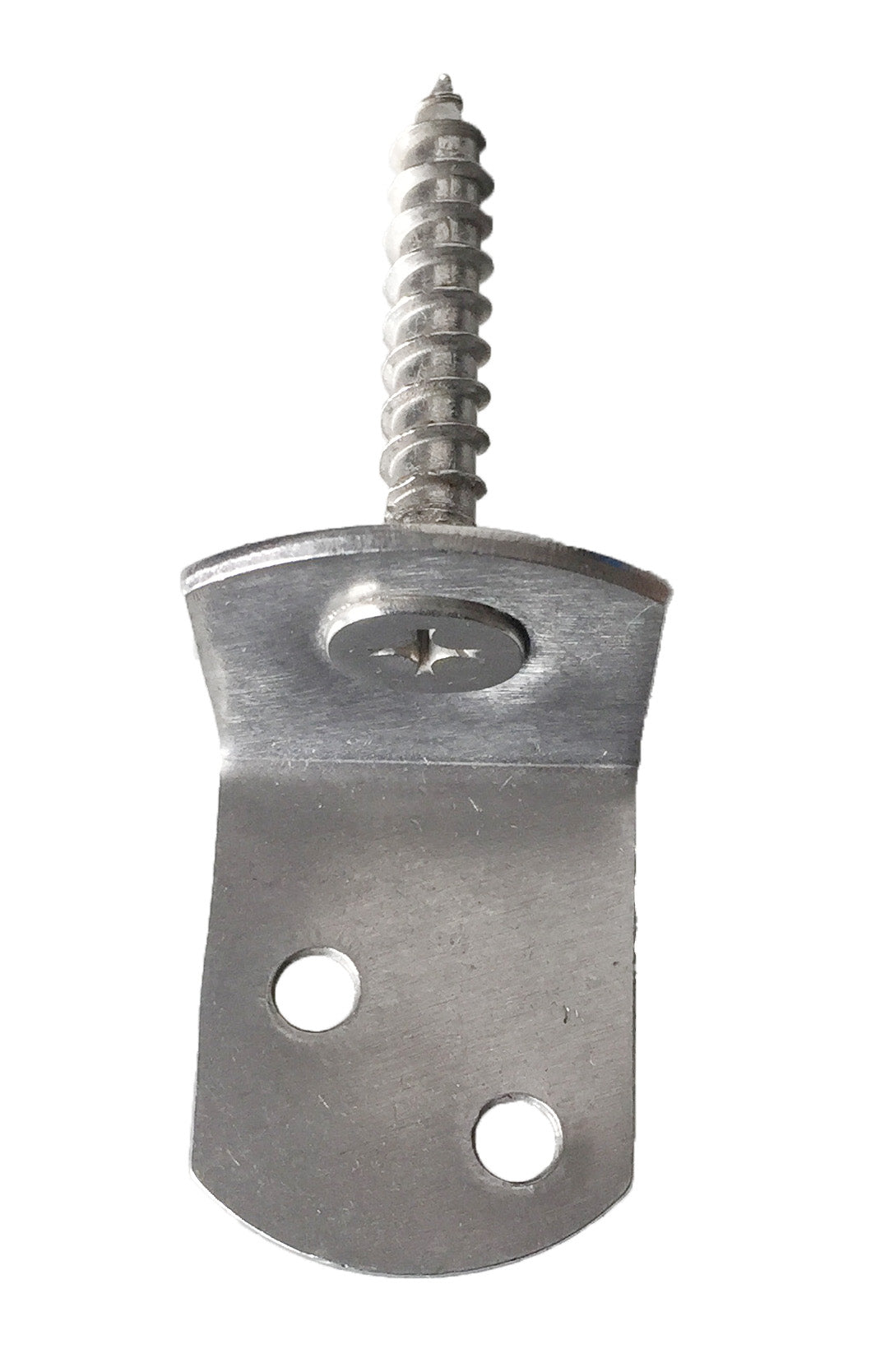 Flechtzaunhalter Flechtzaunbeschlag in L-Form - 20 Stück (Edelstahl)