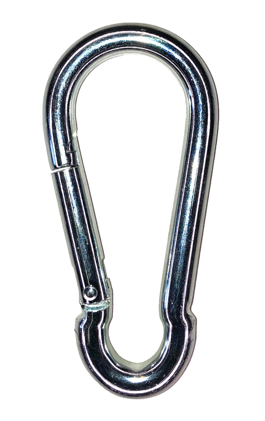 Feuerwehr-Karabiner Edelstahl rostfrei Karabinerhaken 2 Stück (11 x 120)