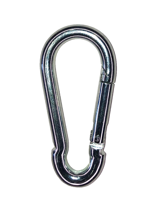 Feuerwehr-Karabiner Edelstahl rostfrei Karabinerhaken 10 Stück (7 x 70)