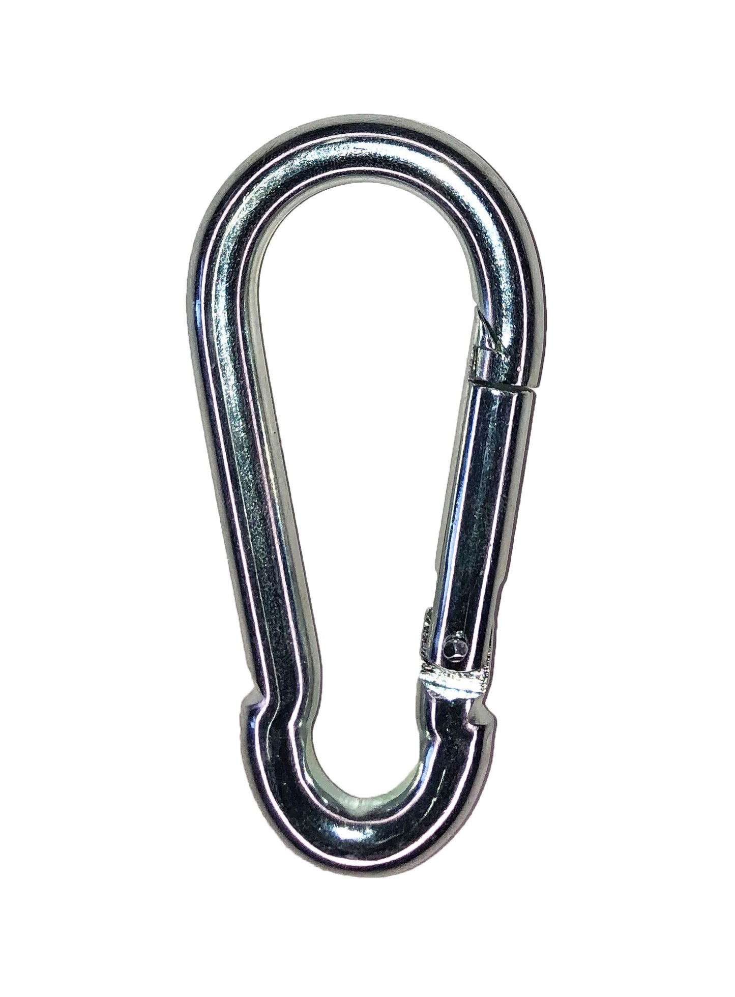 Feuerwehr-Karabiner Stahl verzinkt Karabinerhaken 10 Stück (8 x 80)