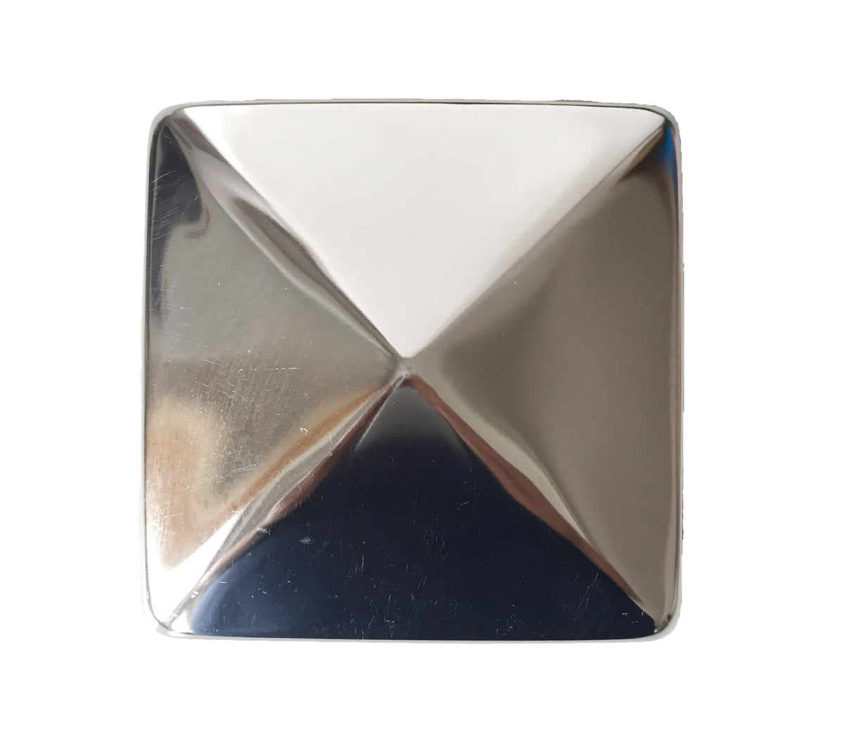 Pfostenkappe Edelstahl quadratisch - pyramidenförmig 4 Stück (101x101mm)