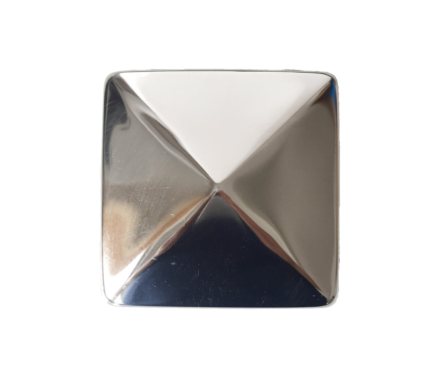 Pfostenkappe Edelstahl quadratisch - pyramidenförmig 4 Stück (71x71mm)