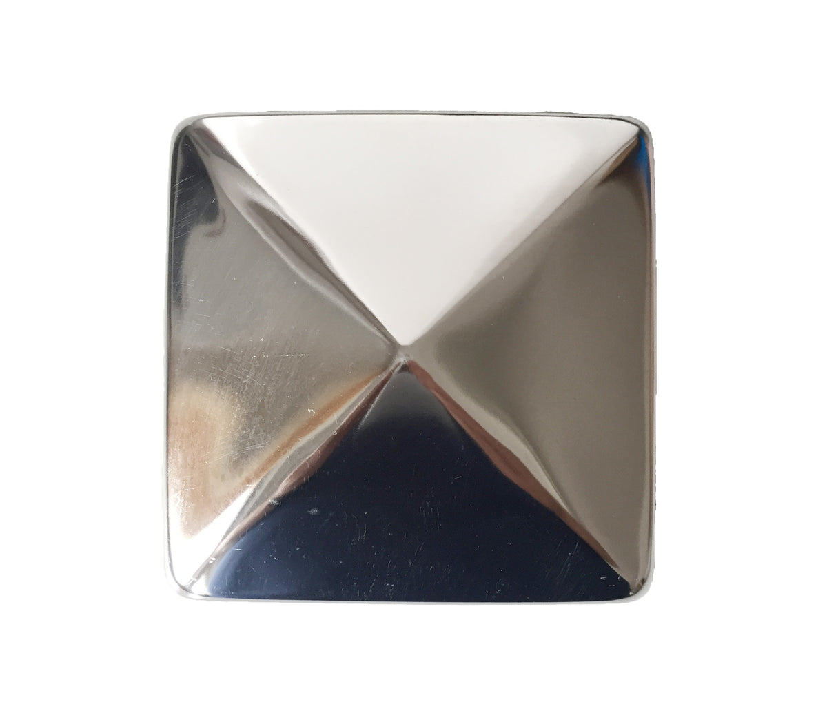 Pfostenkappe Edelstahl quadratisch - pyramidenförmig 4 Stück (91x91mm)