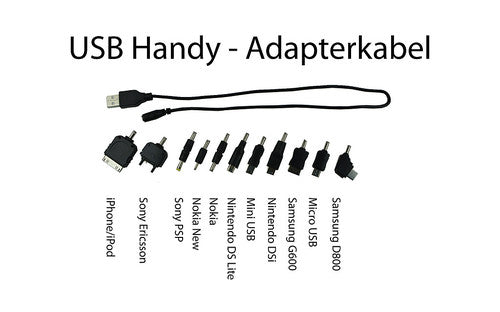 Sunload USB-Adapter Set 12-teilig