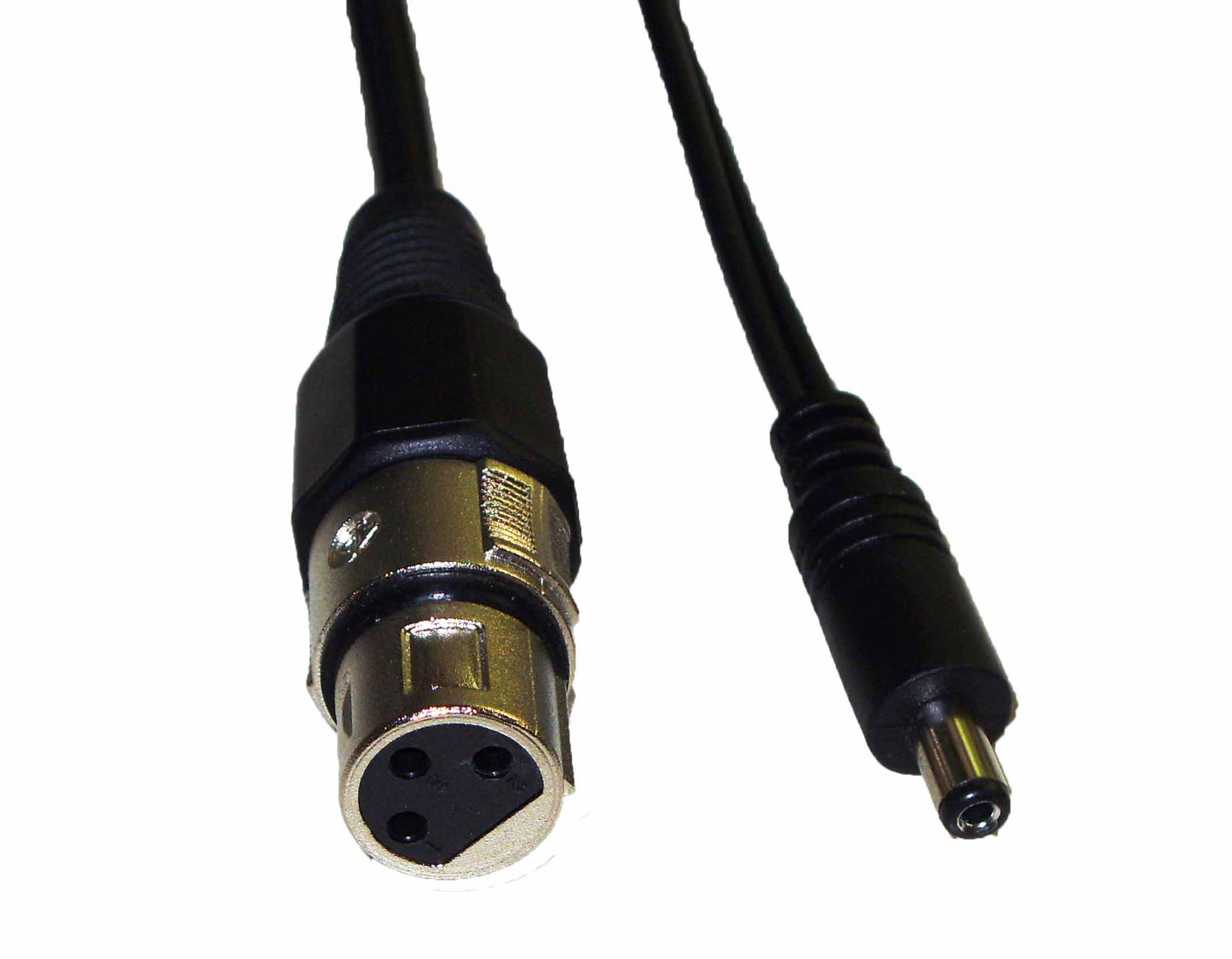 mVELO Adapter XLR3 auf Hohlstecker 5,5x2,1mm